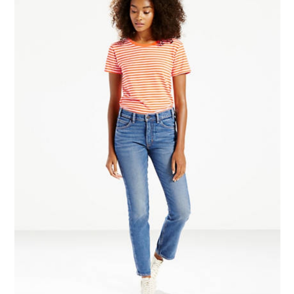 NWT Levi's 505C Cropped Size 27